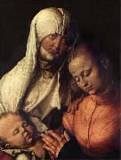 Albrecht Durer The Virgin and child with St.Anne oil painting on canvas